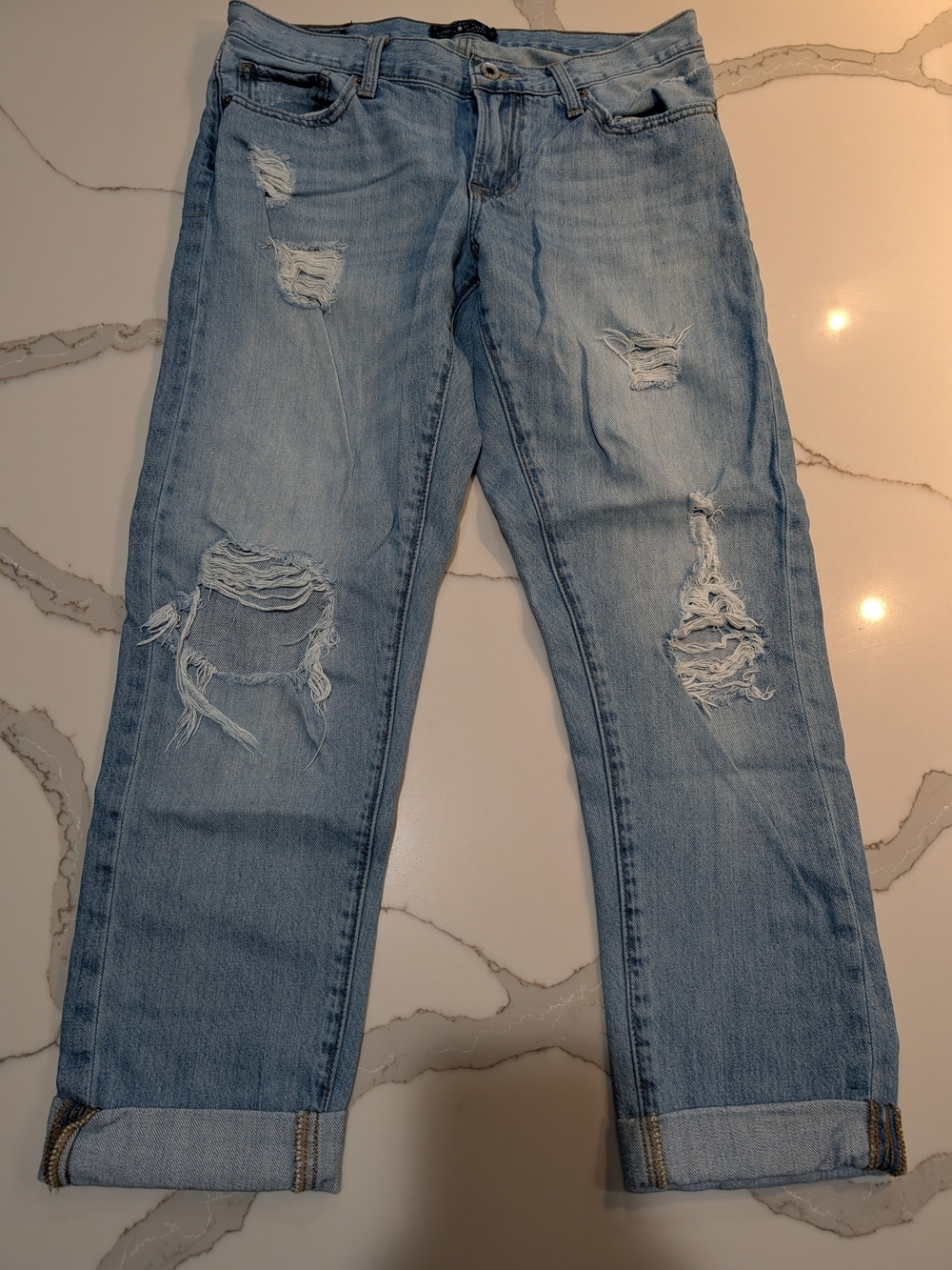 Lucky Light Wash Distressed Jeans